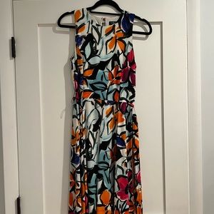 Colorful floral Ralph Lauren dress.